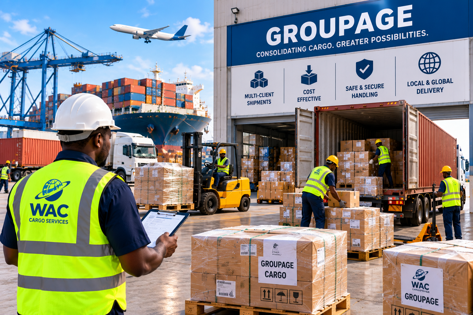 Groupage services by WAC Cargo Services